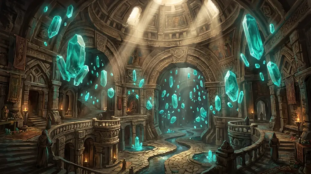 Crystal Vault Background